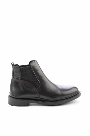 Siyah Leather Erkek Bot & Bootie E02194012003