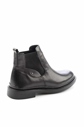 Siyah Leather Erkek Bot & Bootie E02194012003