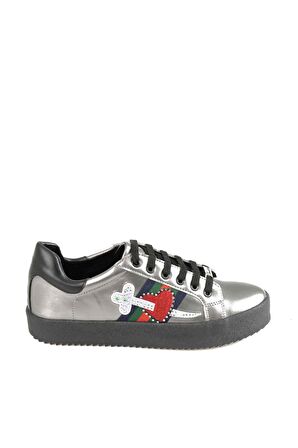 Kurşun Siyah  Kadın Sneaker E0220633309