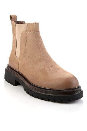 Kum Hakiki Deri Erkek Bot & Bootie E02304200101