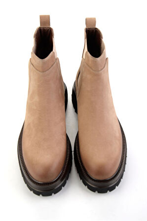 Kum Hakiki Deri Erkek Bot & Bootie E02304200101