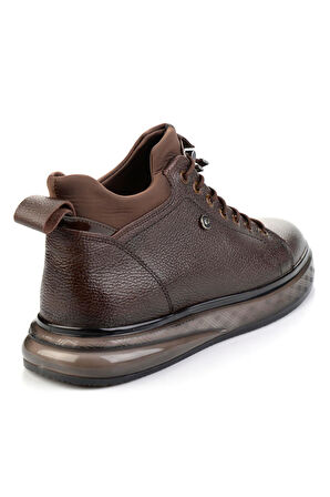 Kahve Hakiki Deri Erkek Bot & Bootie E02401080940