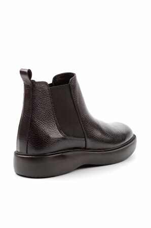 Kahve Hakiki Deri Erkek Bot & Bootie E02401020640