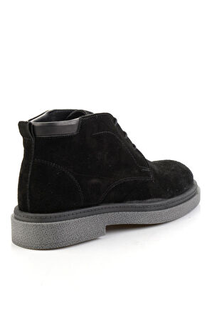 Siyah Hakiki Deri Erkek Bot & Bootie E02597000902