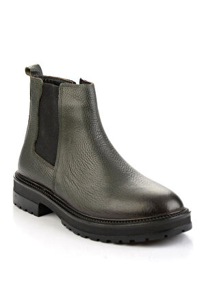 Haki Hakiki Deri Erkek Bot & Bootie E02594401240