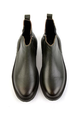 Haki Hakiki Deri Erkek Bot & Bootie E02594401240