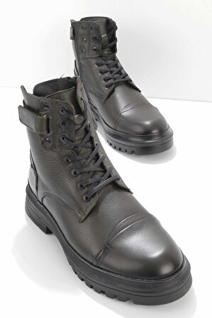 Haki Leather Erkek Bot & Bootie E02604629603