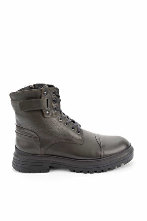 Haki Leather Erkek Bot & Bootie E02604629603
