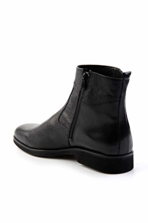 Siyah Leather Erkek Bot & Bootie E02630227445