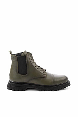 Haki Hakiki Deri Erkek Bot & Bootie E02759974103
