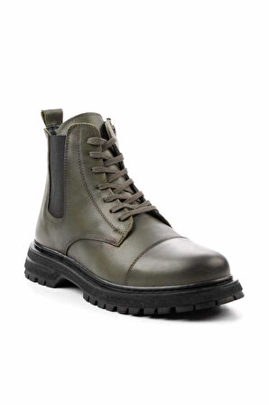 Haki Hakiki Deri Erkek Bot & Bootie E02759974103