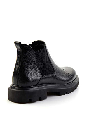 Siyah Leather Erkek Bot & Bootie E02757665240