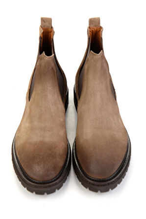 Kum Hakiki Deri Erkek Bot & Bootie E02901010302