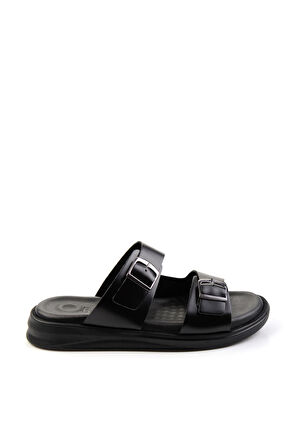Siyah Leather Erkek Terlik E04433408014