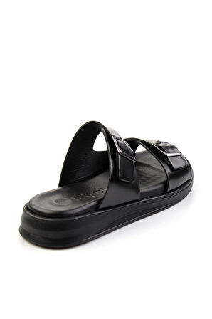 Siyah Leather Erkek Terlik E04433408014