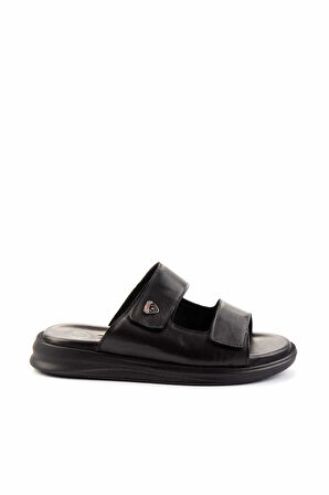Siyah Leather Erkek Terlik E04433012543