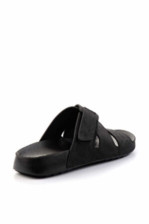 Siyah Nubuk  Erkek Terlik E04444000501