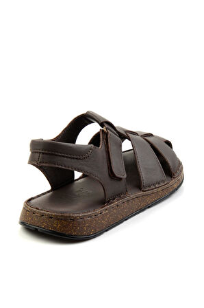 Kahve Leather Erkek Sandalet E05433011043