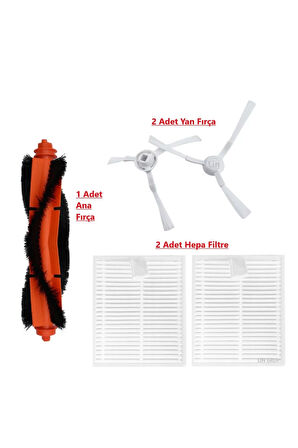 E10 E12 Robot Vacuum Cleaner B112 Yedek Parça seti