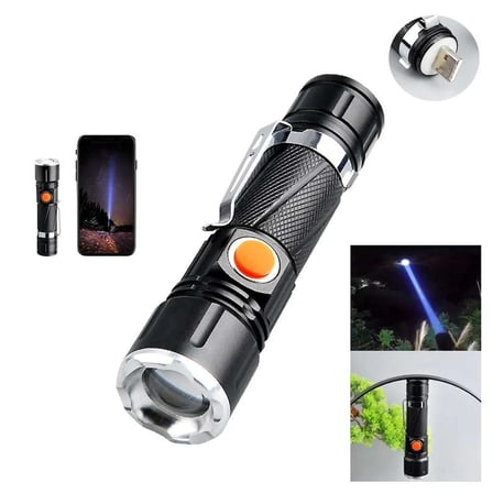 P50 Led Şarjlı Mıknatıslı Usb El Feneri Wt-622