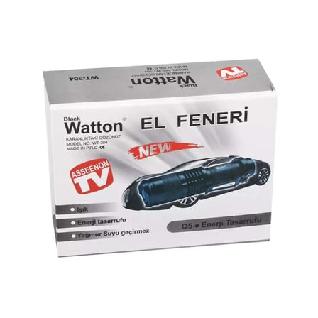 Mini Güçlü Şarjlı Pilli El Feneri Wt-304