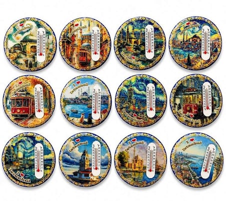 İstanbul Temalı Buzdolapı Süsü Magnet Alk5405
