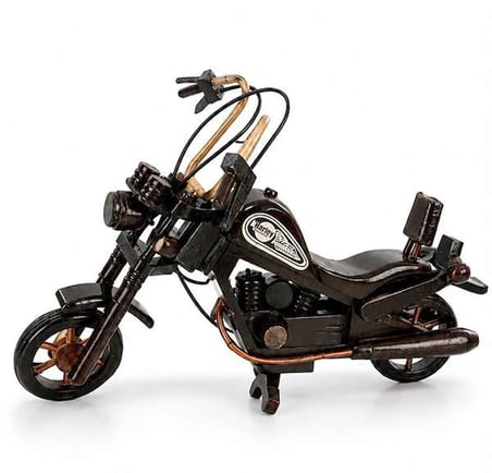 Dekoratif Ahşap Harley Motor Büyük Boy No:1142