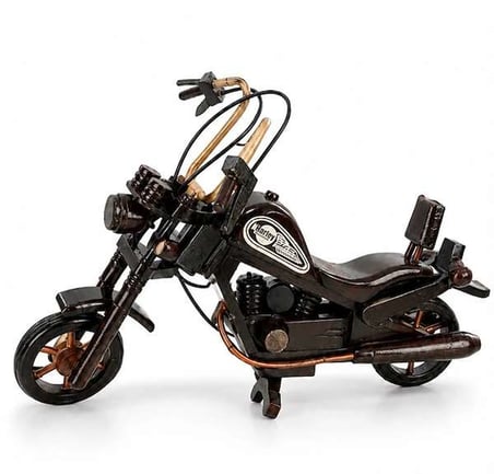 Dekoratif Ahşap Harley Motor Küçük Boy No:1140