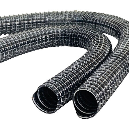 srfn ticaret Powerwash Oto Yıkama Süpürgeleri İçin Çelik Telli Hortum - (3 Metre) 38 mm Çaplı