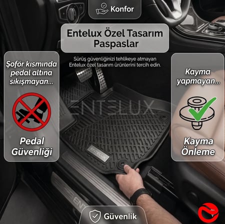 Fiat Linea 1.3 Multijet 2015 ile Uyumlu TPE 3D Premium Paspas Seti