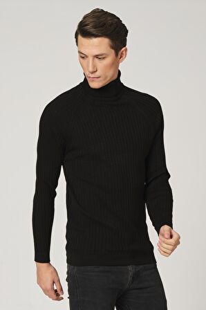 ALEXANDERGARDI FİTİLLİ TRİKO BALIKÇI YAKA KAZAK (E20-18059)