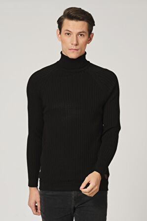 ALEXANDERGARDI FİTİLLİ TRİKO BALIKÇI YAKA KAZAK (E20-18059)