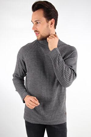 ALEXANDERGARDI FİTİLLİ TRİKO BALIKÇI YAKA KAZAK (E20-18059)