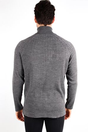 ALEXANDERGARDI FİTİLLİ TRİKO BALIKÇI YAKA KAZAK (E20-18059)