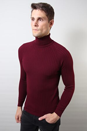 ALEXANDERGARDI FİTİLLİ TRİKO BALIKÇI YAKA KAZAK (E20-18059)