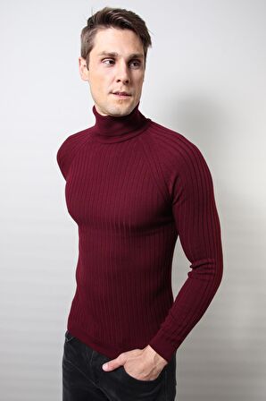 ALEXANDERGARDI FİTİLLİ TRİKO BALIKÇI YAKA KAZAK (E20-18059)