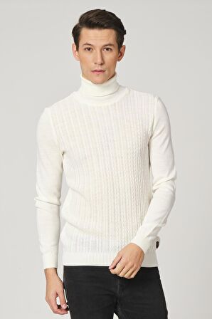 ALEXANDERGARDI SAÇ ÖRGÜ BALIKÇI YAKA KAZAK (E20-18820)