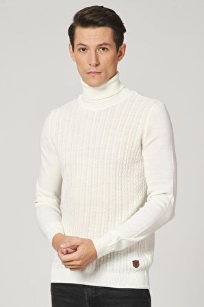 ALEXANDERGARDI SAÇ ÖRGÜ BALIKÇI YAKA KAZAK (E20-18820)