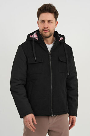 ALEXANDERGARDI KAPÜŞONLU YÜNLÜ MONT (E20-379401)