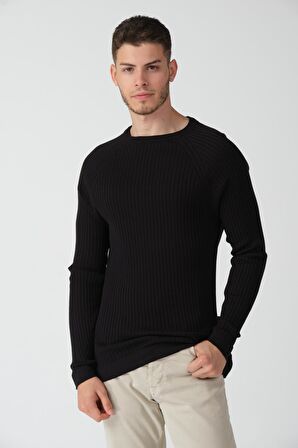 ALEXANDERGARDI FİTİLLİ BİSİKLET YAKA KAZAK (E20-5107)