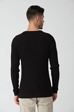 ALEXANDERGARDI FİTİLLİ BİSİKLET YAKA KAZAK (E20-5107)