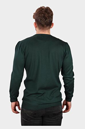 ALEXANDERGARDI BİSİKLET YAKA JAKARLİ KAZAK (E20-511402)