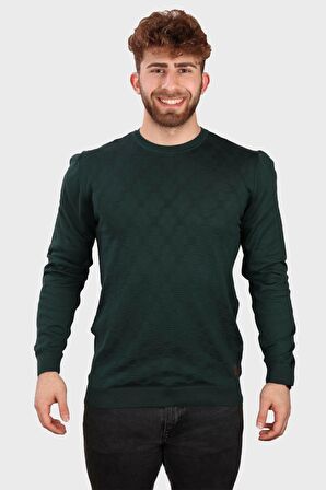 ALEXANDERGARDI BİSİKLET YAKA JAKARLİ KAZAK (E20-511402)