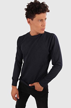 ALEXANDERGARDI BİSİKLET YAKA JAKARLİ KAZAK (E20-511402)