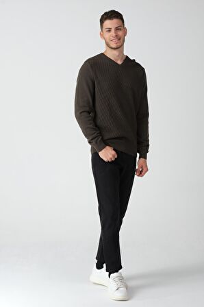 ALEXANDERGARDI V YAKA REGULAR FİT KAZAK (E20-512400)