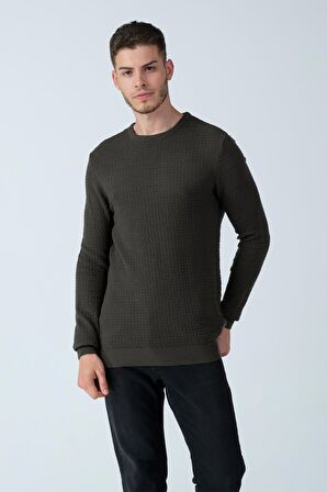 ALEXANDERGARDI BİSİKLET YAKA JAKARLI KAZAK (E20-512500)