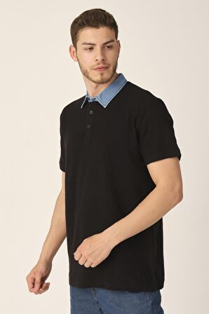 ALEXANDERGARDI DENİM POLO YAKA T-SHIRT (e20-6108)