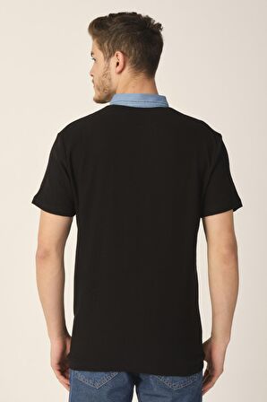 ALEXANDERGARDI DENİM POLO YAKA T-SHIRT (e20-6108)