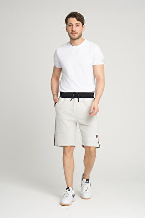 ALEXANDERGARDI KAMUFLAJ ŞERİTLİ REGULAR FİT ŞORT (E20-CMLSRT 04)