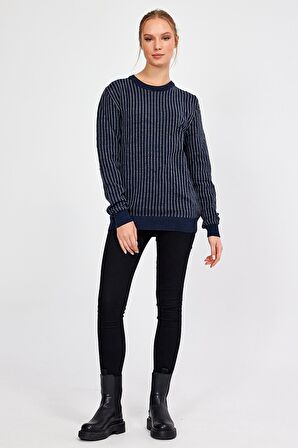 ALEXANDERGARDI ÇİZGİLİ SALAŞ TRİKO KAZAK (E21-EZEE02)